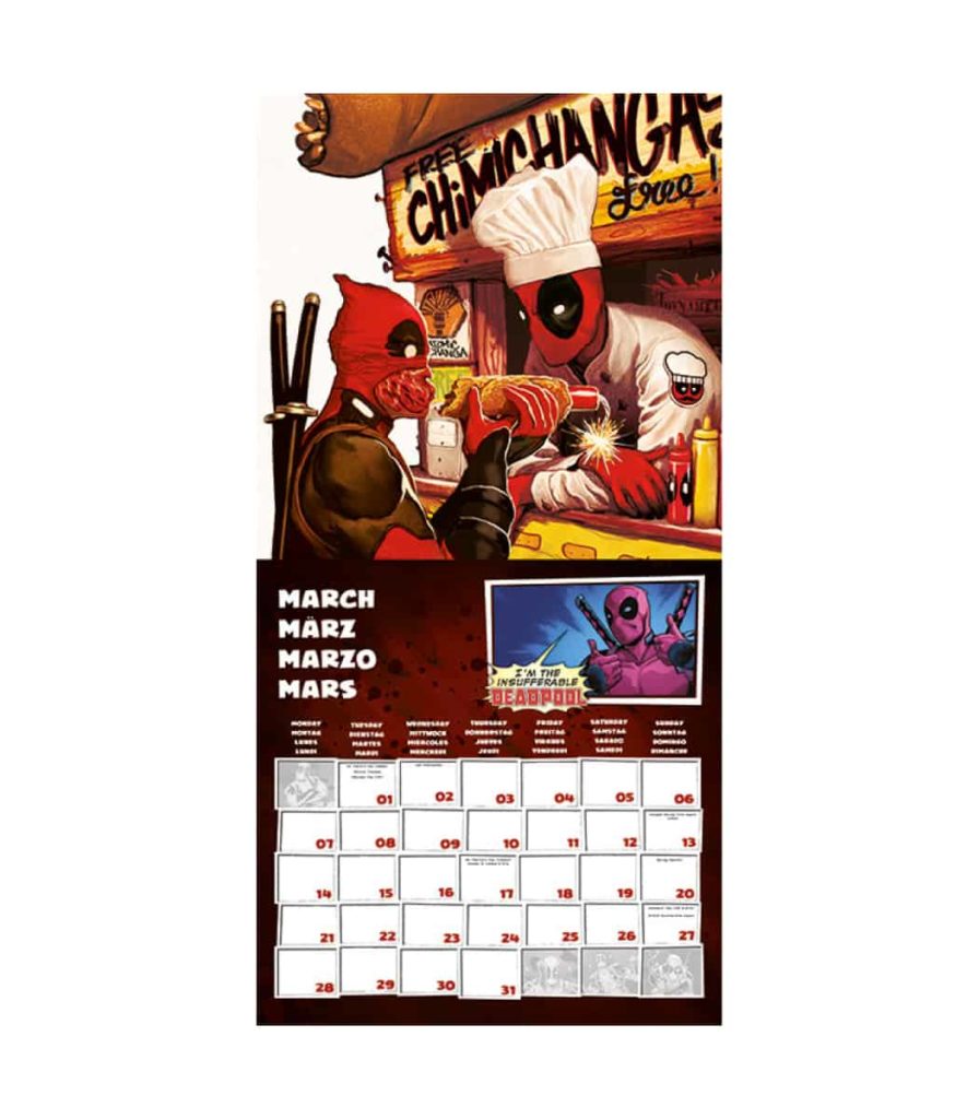 Deadpool 2024 Calendar [OCT PREORDER ONLY] Oracle Trading Inc.