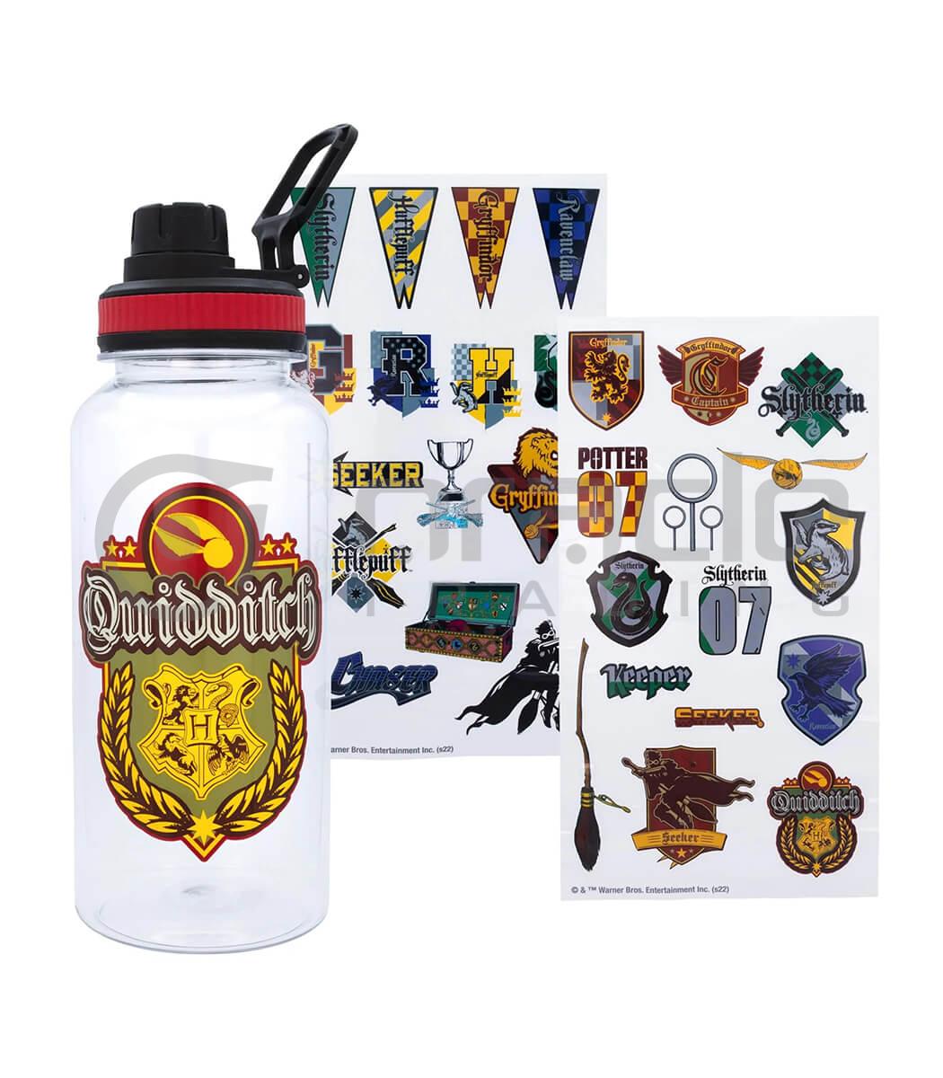 Harry Potter Jumbo Water Bottle & Sticker Set (Quidditch) – Oracle Trading  Inc.